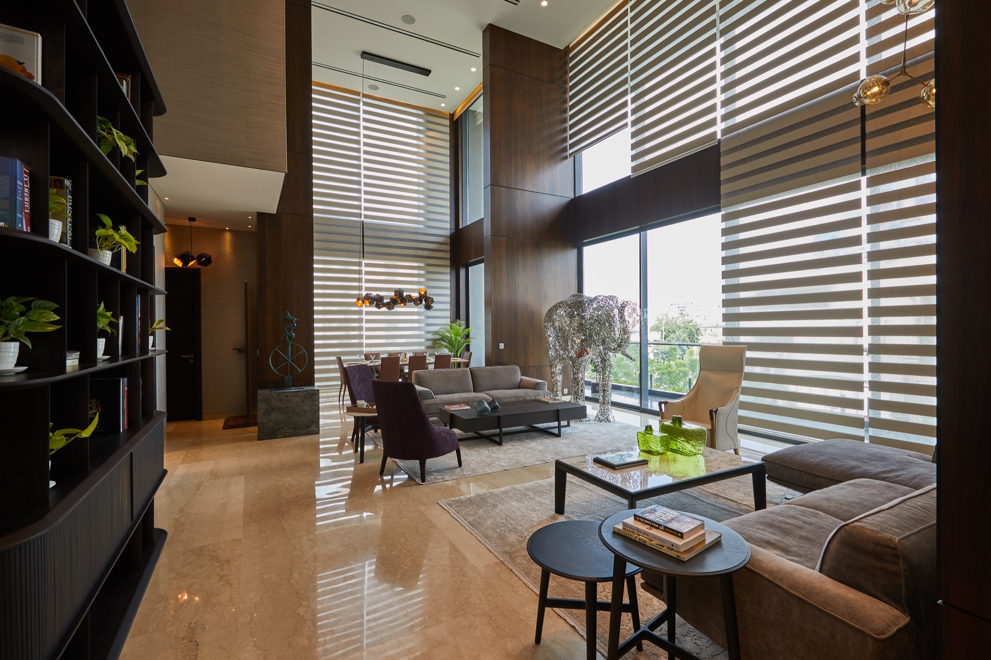 Luxury bungalow interior Ahmedabad private residence